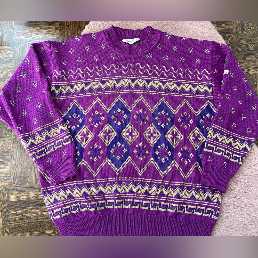 STEFFNER ladies 100% wool vintage sweater